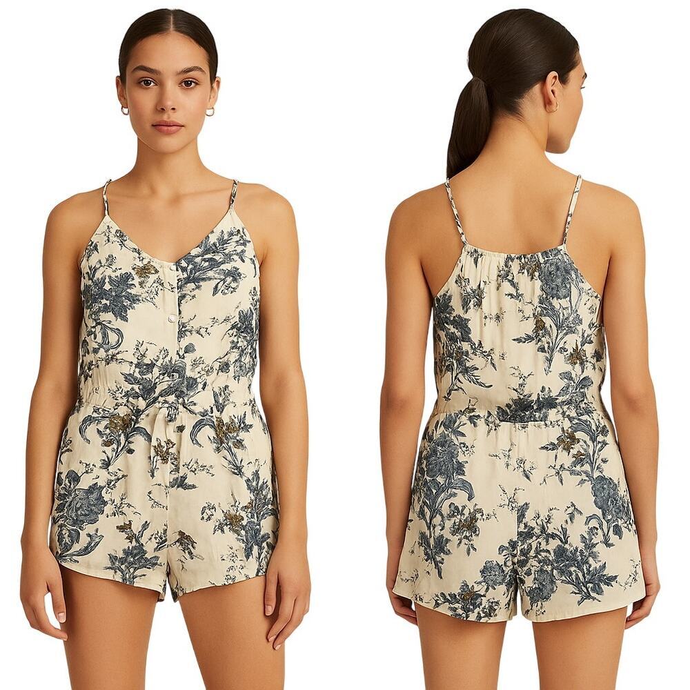 Denim & Supply Ralph Lauren Floral Romper – NWT – Size L